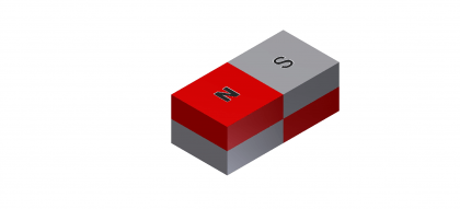 Ceramic Bar Magnet North South Diagram